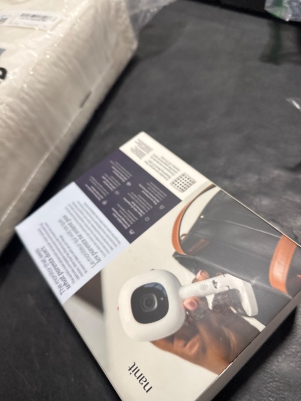 Photo 1 of Nanit Pro Smart Baby Monitor & Flex Stand - 1080p Wi-Fi Video Camera, Sensor-Free Sleep & Breathing Motion Tracker, 2-Way Audio, Sound/Motion/Cry Notifications, Night Vision, and Breathing Band