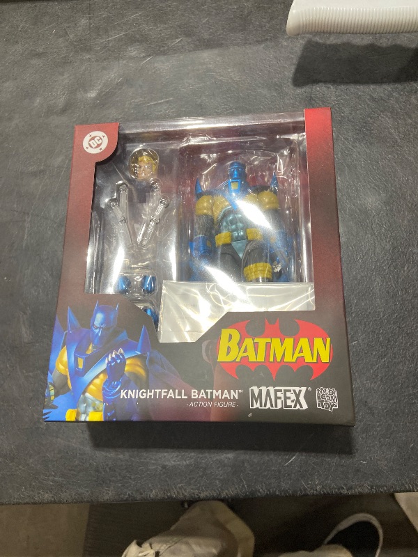 Photo 1 of Medicom DC Comics: Knightfall Batman Mafex Action Figure, Multicolor