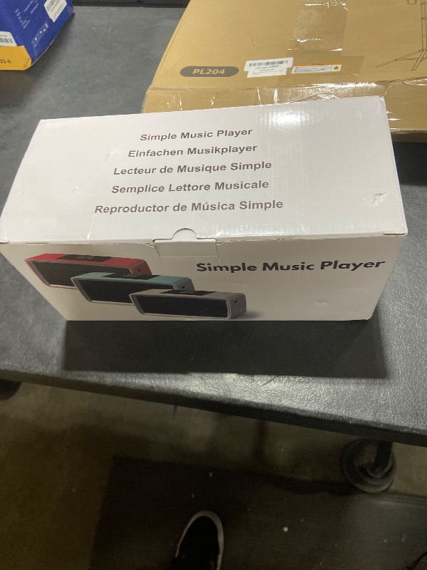 Photo 1 of ClaspVital One-Touch Simple Music Player for Seniors | Audio Book Player for Elderly 32GB TF Card with Reader | 6,000 Songs Mp3 Music Player, Gift for Dementia, Alzheimers (Grey)