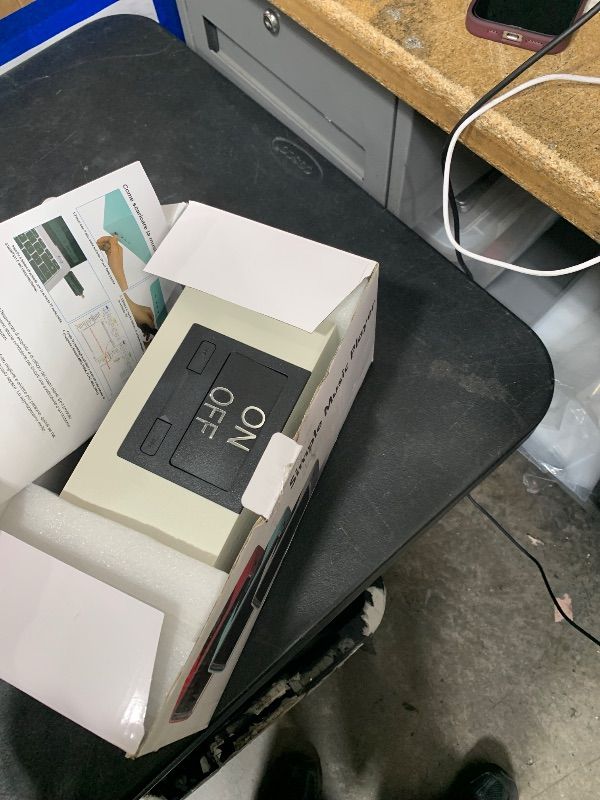 Photo 1 of ClaspVital One-Touch Simple Music Player for Seniors | Audio Book Player for Elderly 32GB TF Card with Reader | 6,000 Songs Mp3 Music Player, Gift for Dementia, Alzheimers (Grey)