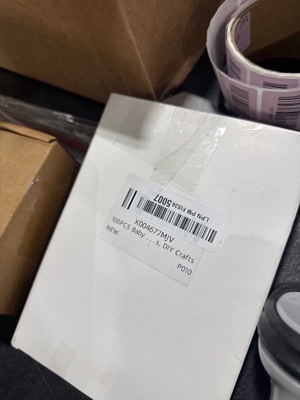 Photo 1 of 100PCS Baby Shower Clothespins Games Girl Plastic Clothes Pin with Waterproof Bag Mini Pink Pin Bulk 1.37 inch for Party Decorations, DIY Crafts