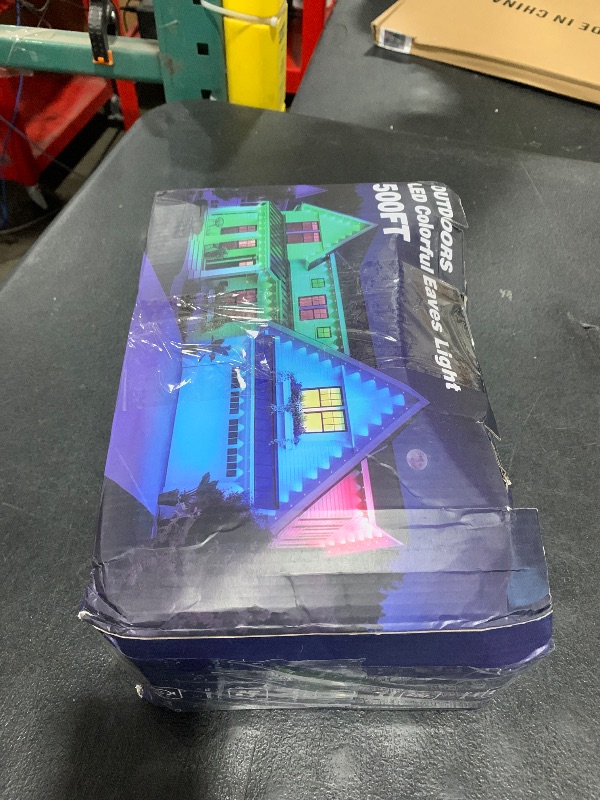 Photo 1 of RCUICA 500FT Permanent Outdoor Lights Waterproof with Smart App Control Remote,DIY Scene Modes,Music Sync hronization,Eaves Lights for Garden Decor,Deck,Christmas