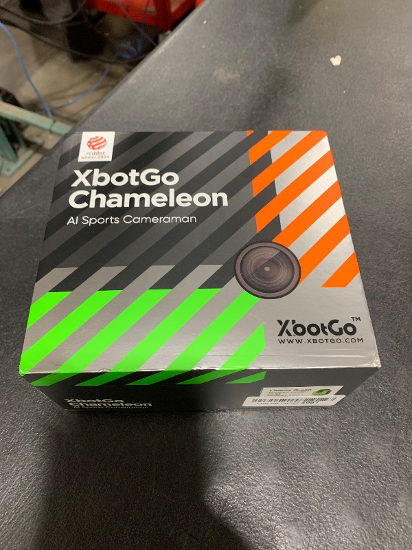 Photo 1 of XbotGo Chameleon AI Auto Sports Action Camera - 4K 60FPS Soccer Camera and Basketball Tracking Camera for Team Sports, Live Streaming, No Subscription, Works with iOS & Android (Lemon Green)
