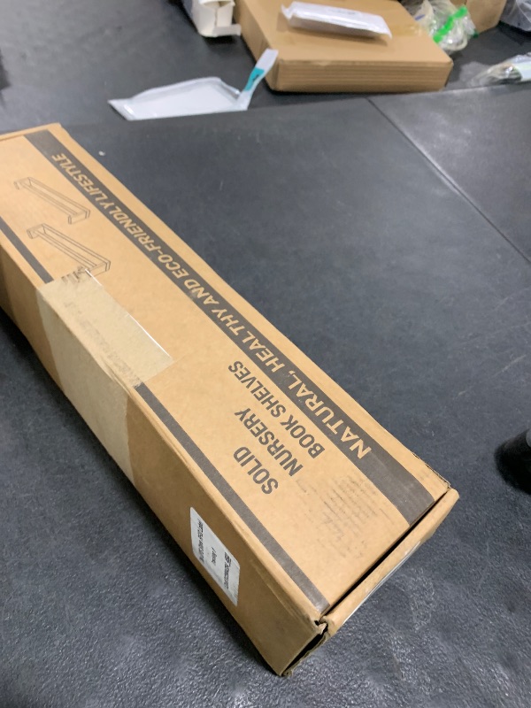 Photo 1 of **INCOMPLETE** Seocry Includes Hardware, No Wood Inserts Needed Nursery Book Shelves, 4 Pack, Wall Book Shelves for Kids Room, Baby, Toddler, Nursery Decor