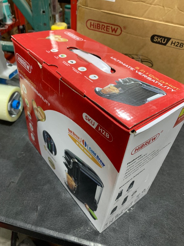 Photo 1 of HIBREW H2B 5-in-1 Pod Coffee Maker - Compatible With 4 Coffee Capsule as Well as Espresso Powder, Makes Iced Coffee, Espresso, Cappuccino, Long Black. Hotel Kitchen Coffee Machine