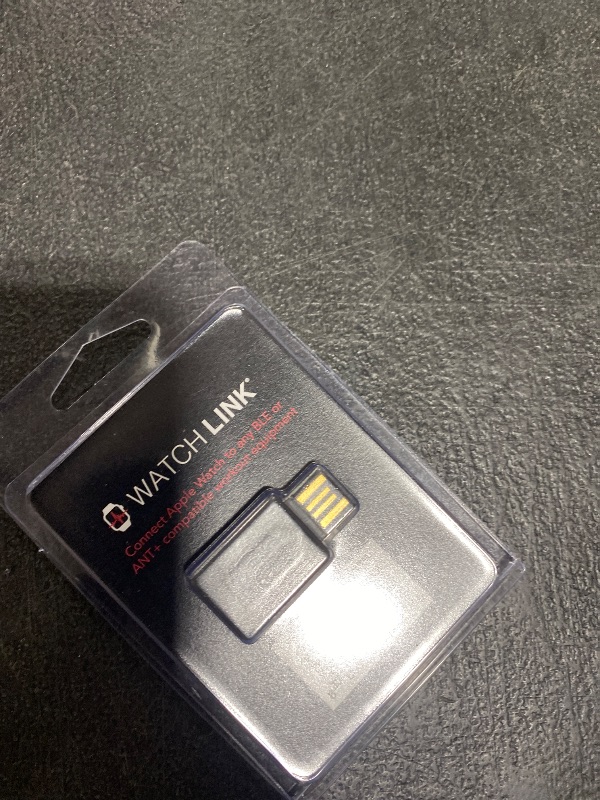 Photo 1 of WATCH LINK® USB Compatible with Apple Watch (Series 3 & Later) broadcasts Apple iWatch Heart Rate Over Bluetooth or ANT to Any Workout Equipment (Replaces Heart Rate Monitor, Armband or Chest Strap).