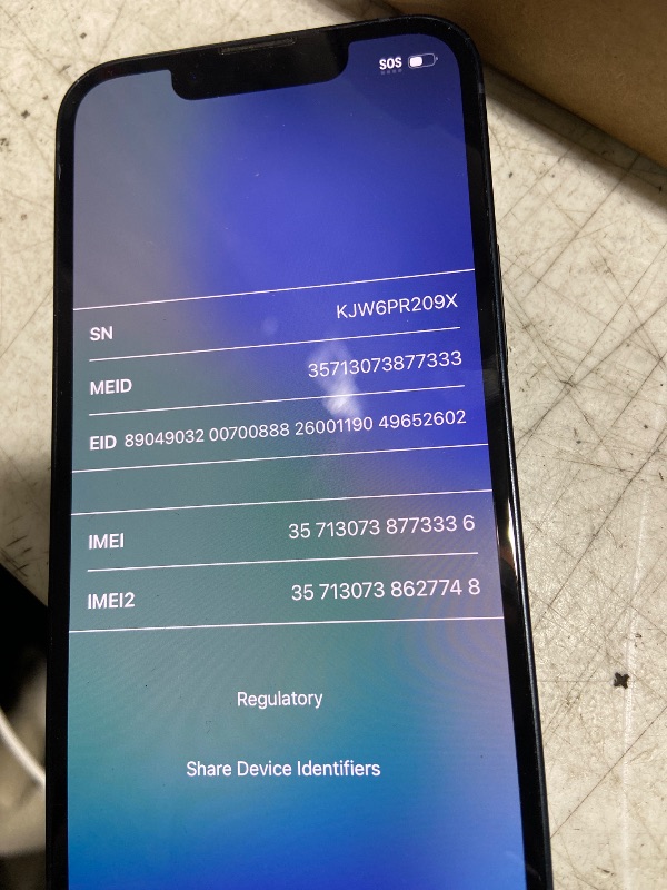 Photo 1 of Apple iPhone 13 Mini, 128GB, Midnight - Unlocked (Renewed)