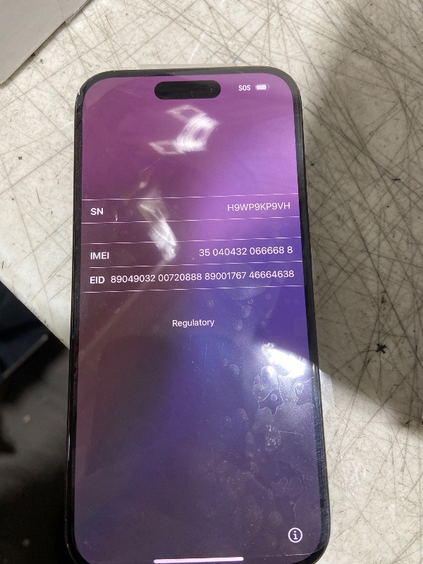 Photo 1 of Apple iPhone 15 Pro, 128GB, Blue Titanium - Unlocked (Renewed)