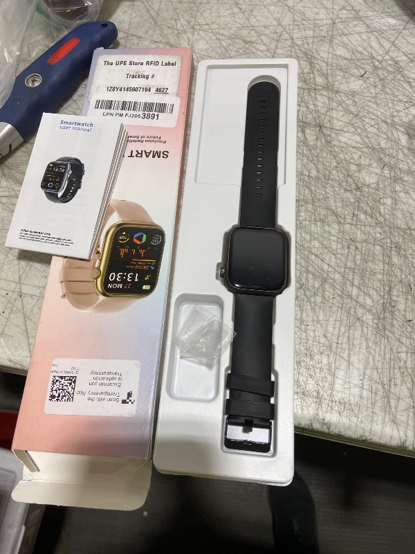 Photo 1 of Smart Watch for Men Women(Answer/Make Call), 1.83" Fitness Watch with Heart Rate/Blood Pressure/Blood Oxygen, Pedometer, Sleep Tracker,120+ Sport Modes, IP68 Waterproof Fitness Tracker for Android iOS