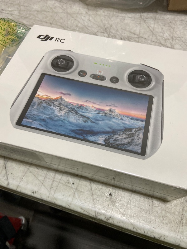 Photo 1 of DJI RC, Remote Controller with Lightweight Body, FHD Screen, 4hr Battery, Precision Control Sticks, O3+ Transmission