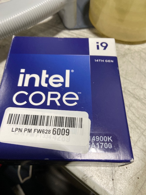 Photo 1 of Intel® Core™ i9-14900K Desktop Processor 24 cores (8 P-cores + 16 E-cores) up to 6.0 GHz