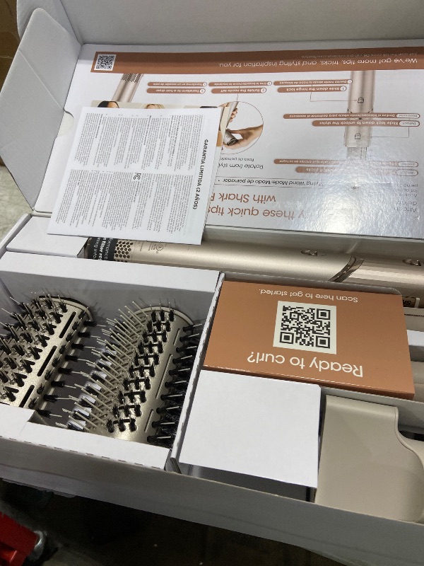 Photo 1 of Shark HD430 FlexStyle Air Styling & Drying System, Powerful Hair Dryer Brush & Multi-Styler with Auto-Wrap Curlers, Paddle Brush, Oval Brush, Concentrator Attachment, Stone