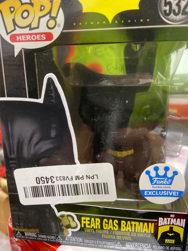 Photo 1 of Funko Pop Fear Gas Batman Exclusive 532