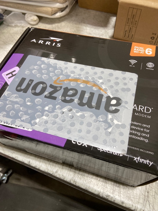 Photo 1 of Arris (G18) - Cable Modem Router Combo - Fast DOCSIS 3.1 Multi-Gigabit WiFi 6 (AX1800), Approved for Comcast Xfinity, Cox, Spectrum & More