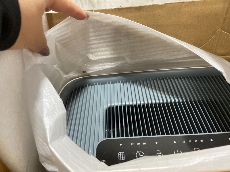 Photo 1 of Air Purifiers for Home Large Room, Cover Up to 2400 Ft² with True HEPA Filter, Smart Mode, PM2.5 Air Quality Display, 22dB Sleep Mode, Aromatherapy with 2X-Purification & 360°Air Outlet, HAP603, White