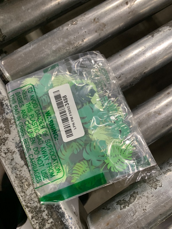 Photo 1 of 100 Pcs Tropical Palm Leaf Confetti Green Leaf Baby Shower Table Decorations Jungle Forest Party Hawaiian Luau Theme Party Decorations for Wedding Birthday