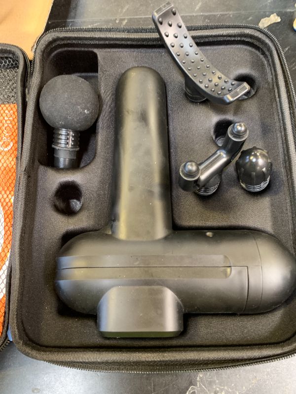 Photo 1 of **INCOMPLETE** LifePro Massage Gun - Percussion Muscle Massager for Athletes with 8 Massage Heads and 5 Speed Settings - Deep Tissue Back and Muscle Massage Gun for Recovery