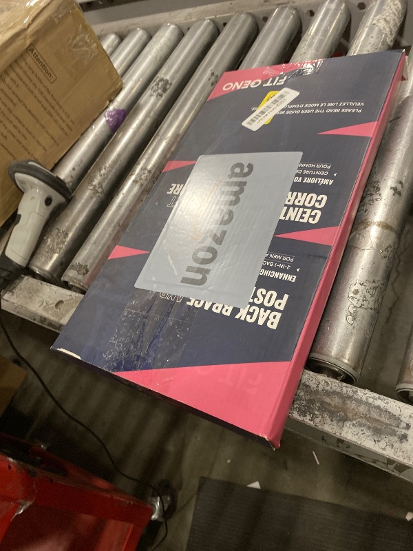 Photo 1 of Fit Geno Back Brace Posture Corrector for Men & Women: Shoulder Straightener Adjustable Full Back Support Pain Relief - Scoliosis Hunchback Spine Corrector (Small)