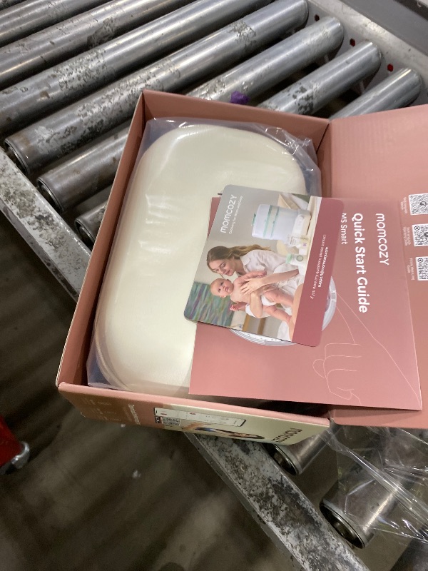 Photo 1 of Momcozy M5 Smart APP Controlled Wearable Breast Pump, Hands-Free Wireless Electric Pump, 3 Modes 9 Suction Levels, BPA-Free, Portable Lightweight, 24mm Flange, 2-Pack Cozy Red