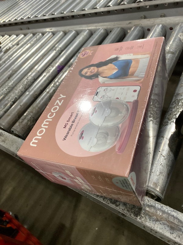 Photo 1 of Momcozy M5 Smart APP Controlled Wearable Breast Pump, Hands-Free Wireless Electric Pump, 3 Modes 9 Suction Levels, BPA-Free, Portable Lightweight, 24mm Flange, 2-Pack Cozy Red