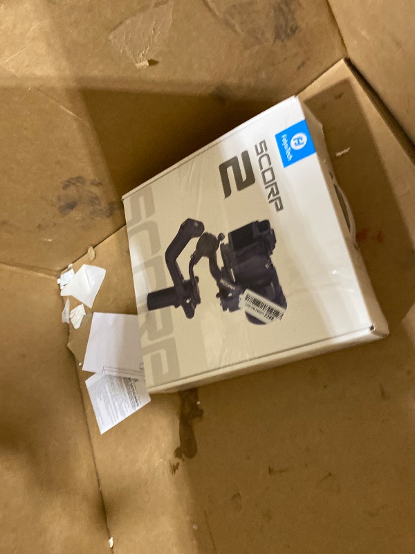 Photo 1 of FeiyuTech SCORP 2 Gimbal Stabilizer for DSLR and Mirrorless Camera, Integrated Al Tracking Sensor, 3-Axis Camera Stabilizer for Sony Canon Panasonic Nikon, 2.5kg Payload Touch Screen Vertical Shooting