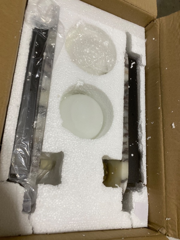 Photo 1 of Natural Alabaster Wall Sconce Set of 2, 13.7" Marble Wall Light, Hardwired Wall Light Fixtures, Unique Patterned Marble Wall Lamp for Vanity Hallway Bedroom Living Room
