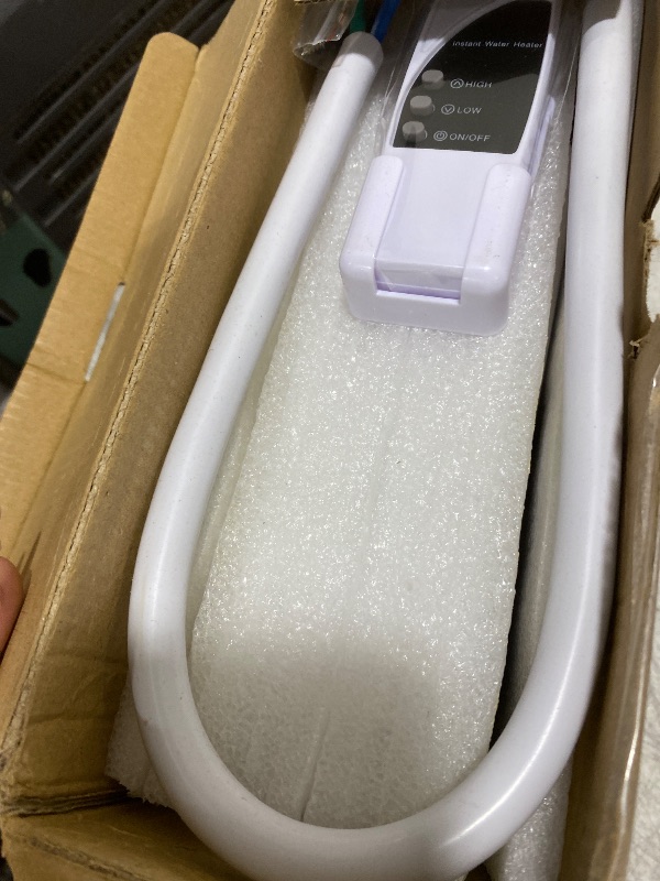 Photo 1 of ECOTINYMACH Tankless Water Heater Electric 110V, 5000W Instant Water Heater Under Sink, Conversion Between Fahrenheit and Celsius