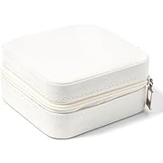 Photo 1 of 1 Pc Portable Jewelry Storage Box Travel Storage Organizer Jewelry Case Earrings Necklace Ring Jewelry Organizer Display - (Color: T9190Wh10)
