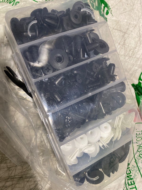 Photo 1 of 100-Piece Car Trim Removal Tool Kit, Plastic Fastener Clips with Removal Tools, Auto Door Panel Retainer Set
