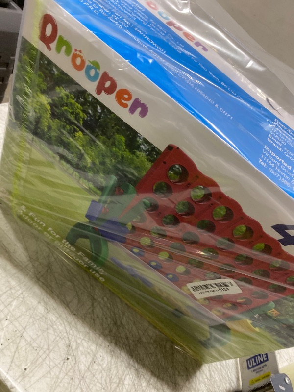 Photo 1 of 1.9 Feet Giant 4 in A Row Game, Jumbo 4-to-Score Connect Game Set for Kids & Adults Outdoor Yard, Lawn & Indoor Floor Play, Family Game Night & Party Board Games, Grand Birthday Valentines Day Gifts