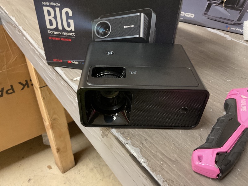 Photo 1 of CiBest Mini Projector, Upgraded Full HD 1080P Support Video Projector, Portable Small Movie Projector, Compatible with iOS/Android/Windows/TV Stick/Box/USB/HDMI