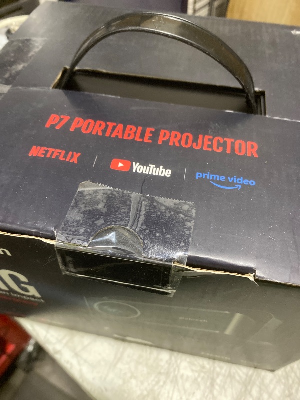 Photo 1 of CiBest Mini Projector, Upgraded Full HD 1080P Support Video Projector, Portable Small Movie Projector, Compatible with iOS/Android/Windows/TV Stick/Box/USB/HDMI