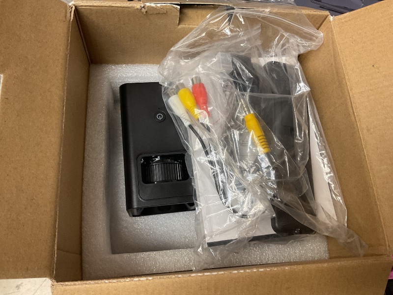 Photo 1 of CiBest Mini Projector, Upgraded Full HD 1080P Support Video Projector, Portable Small Movie Projector, Compatible with iOS/Android/Windows/TV Stick/Box/USB/HDMI