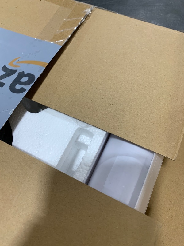 Photo 1 of Ambimall Floor Lamp with 3 Color Temperatures Bulb Set of 2, 64" Standing lamp with Linen lampshade for Bedroom, Minimalist Pole Lamp, Beige Shade & Black Pole