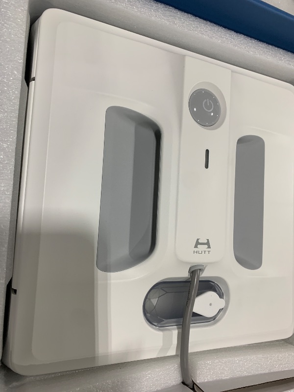 Photo 1 of HUTT Auto Window Cleaning Robot A1, Upgraded 4 Water Spray & 6000PA High Suction Power Window Cleaner with Laser Sensor Detection, Perfect for High-Rise Windows, Tiles and Glass