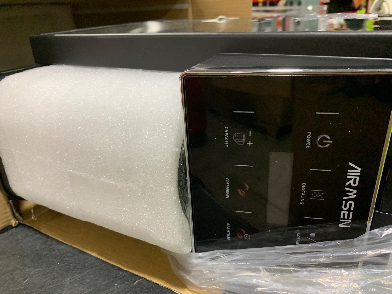 Photo 1 of AIRMSEN Grind & Brew Coffee Maker with Built-in Grinder (2026 Model) - Single-Serve, Compatible with K-Cup Pods & Ground, 1000W Fast 6-14oz Brewer, Descaling Alert, Touchscreen & 50oz Removable Tank