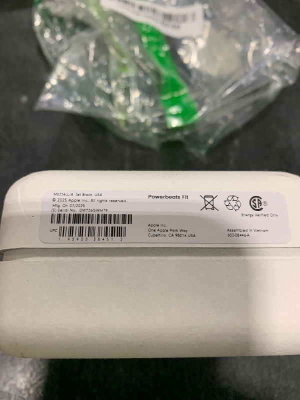 Photo 1 of NON FUNCTIONAL - PARTS ONLY ------------------------------------------------------Beats Powerbeats Fit - Wireless Noise Cancelling Workout Earbuds with Secure-Fit Wingtips, Up to 30-Hour Battery Life, Sweat & Water Resistant, Apple & Android Compatible - 