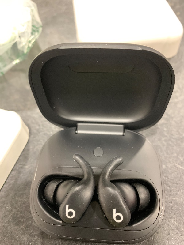 Photo 1 of NON FUNCTIONAL - PARTS ONLY ------------------------------------------------------Beats Powerbeats Fit - Wireless Noise Cancelling Workout Earbuds with Secure-Fit Wingtips, Up to 30-Hour Battery Life, Sweat & Water Resistant, Apple & Android Compatible - 