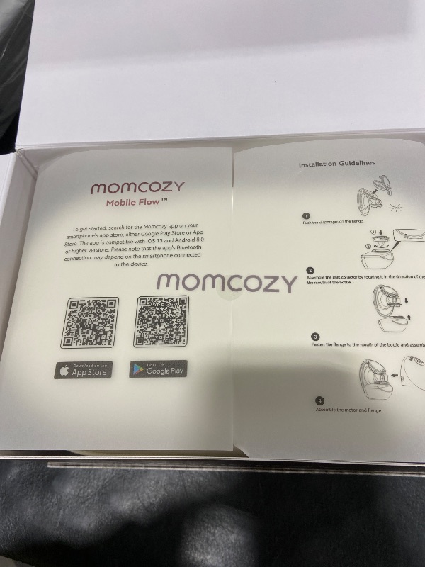 Photo 1 of Momcozy Breast Pump Hands Free Upgraded Mobile Flow | M9, App Discreet Control with Personalized Multi-Modes & 15 Levels, Wearable Breast Pump 24mm, 2 Pack Gray