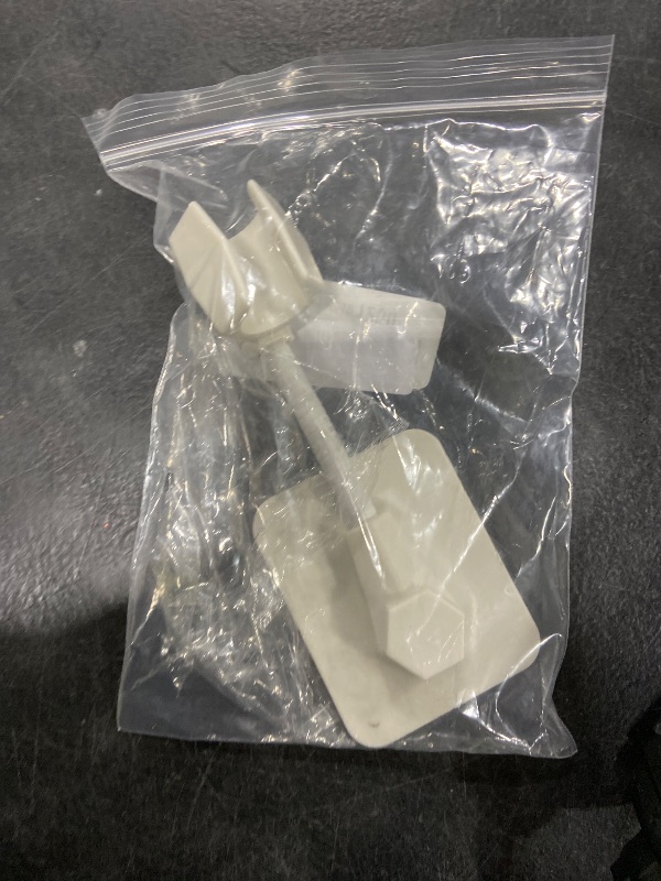 Photo 1 of 1 Piece Shower Bracket - Strong Adhesive Wall Mount for Bathroom, Bathtub - Adjustable Shower Wand Holder - White