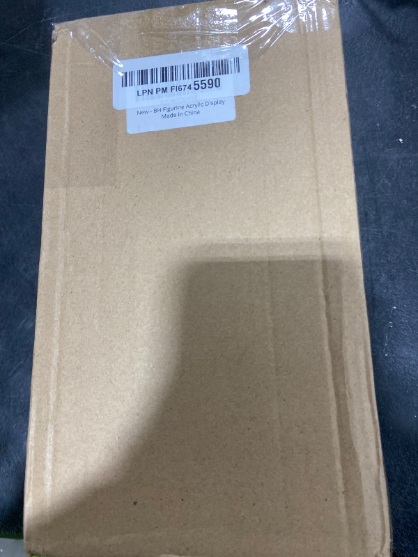 Photo 1 of Display Zone Bobblehead Display Case - Sturdy Premium Design - 3mm Thick Hard Acrylic Case for Bobble Heads, Action Figures, Beanie Babies, Stuffed Animals, Teddy Bears - Black Base