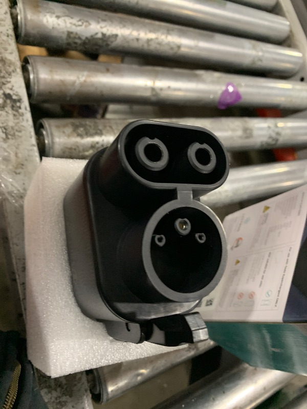 Photo 1 of Lectron NACS to CCS Electric Vehicle Adapter with Interlock - (500A/1,000V) - Compatible with Tesla Superchargers - CCS1 EV Fast Charging with Vortex Plus [Check Automaker for Compatibility] - UL 2252