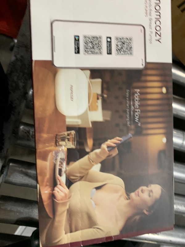 Photo 1 of Momcozy Breast Pump Hands Free Mobile Style | M6, Wearable Breastfeeding Pump Ideal Rhythm for More Milk, DoubleFit Flange More Fit & Discreet with 3 Modes & 9 Levels, 24mm - 1 Pack Cozy Red
