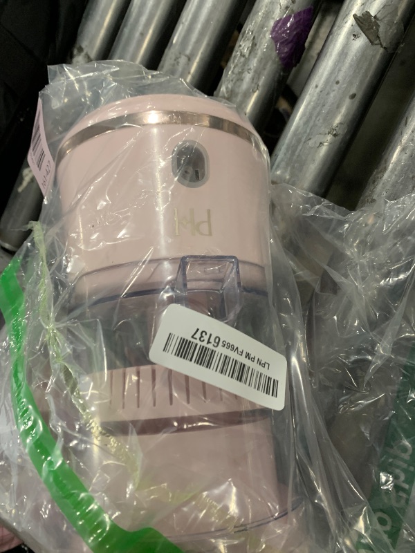 Photo 1 of Paris Hilton Electric Citrus Juicer, Mini Portable Cordless Juicer with USB Rechargeable Base, One-Touch Button, Compact Lemon, Lime and Orange Juicer, Pink