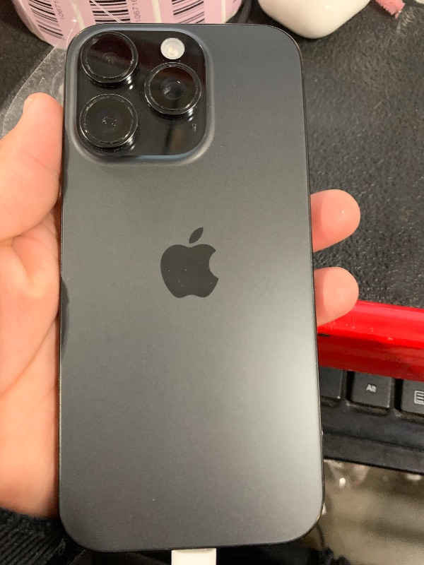 Photo 1 of Apple iPhone 16 Pro, US Version, 512GB, Black Titanium - Unlocked (Renewed)