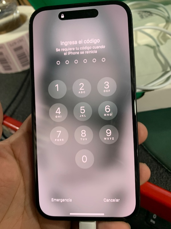 Photo 1 of Apple iPhone 15, 128GB, Black -IPHONE HAS A PASSCODE / LOCKED