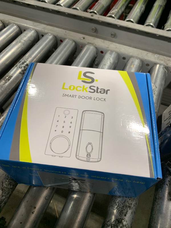 Photo 1 of LOCKSTAR® Smart Door Lock • Keyless Entry Deadbolt Door Lock • Multiple Entry Methods – APP • Fingerprint Touch ID • Keypad Code • Card FOB • Traditional Key • Smart Home Devices