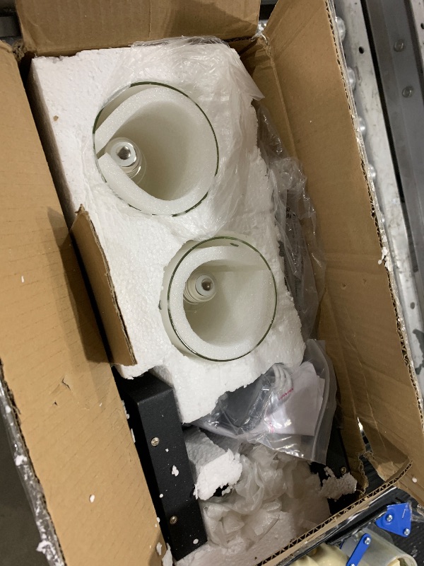 Photo 1 of Tipace Battery Operated Wall Sconce Set of Two,No Wired Rechargeable Wall Lamp with Remote Control,Warm Light Cordless Wall Light Fixtures for Bathroom Hallway Kitchen,Black(Bulb Included)