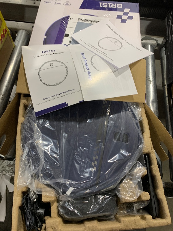 Photo 1 of Robot Vacuum and Mop Combo, 2-in-1 Mopping Robot Vacuum Cleaner with 2300Pa Suction, 2.87'' Slim Design, Wi-Fi/App/Voice Control, 3D Obstacle Avoidance&Self-Charging for Hard Floors, Carpets, Pet Hair