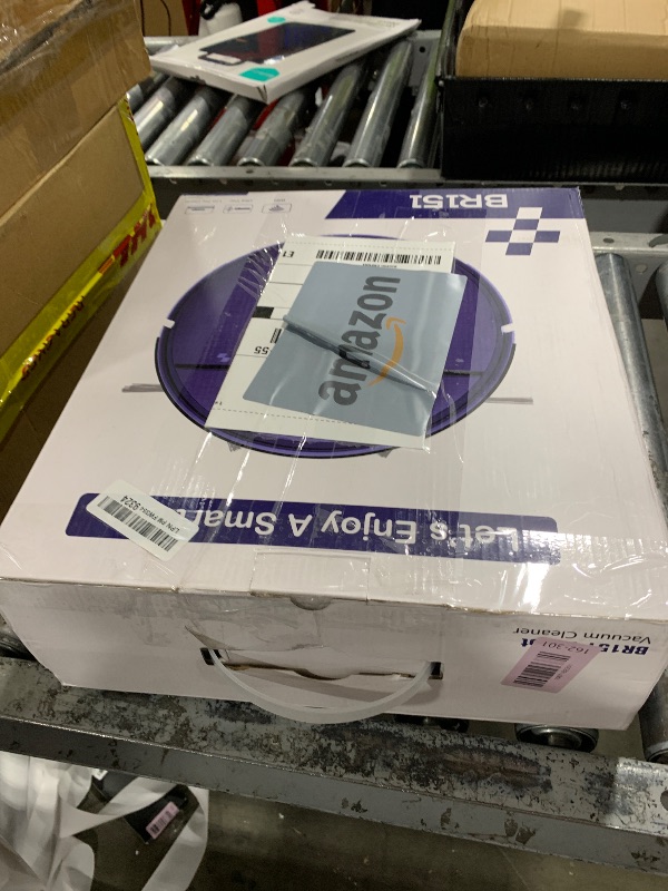 Photo 1 of Robot Vacuum and Mop Combo, 2-in-1 Mopping Robot Vacuum Cleaner with 2300Pa Suction, 2.87'' Slim Design, Wi-Fi/App/Voice Control, 3D Obstacle Avoidance&Self-Charging for Hard Floors, Carpets, Pet Hair